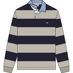 Langærmet poloshirt Gant Classic Heavy Rugger image-6