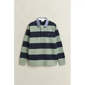 Langærmet poloshirt Gant Classic Heavy Rugger image-1