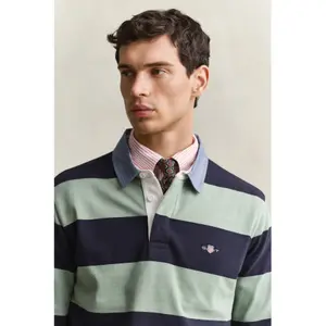 Langærmet poloshirt Gant Classic Heavy Rugger image-2