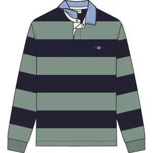 Langærmet poloshirt Gant Classic Heavy Rugger image-6