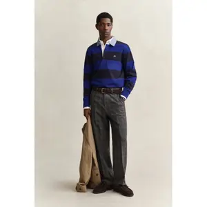 Langærmet poloshirt Gant Classic Heavy Rugger image-3