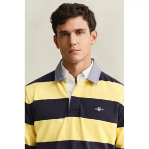 Langærmet poloshirt Gant Classic Heavy Rugger image-2