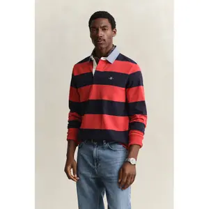 Langærmet poloshirt Gant Classic Heavy Rugger image-4