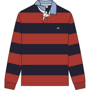 Langærmet poloshirt Gant Classic Heavy Rugger image-6
