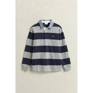 Langærmet poloshirt Gant Classic Heavy Rugger image-1