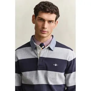 Langærmet poloshirt Gant Classic Heavy Rugger image-2