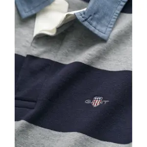 Langærmet poloshirt Gant Classic Heavy Rugger image-4