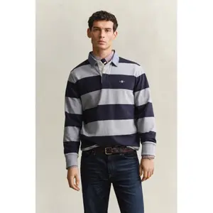 Langærmet poloshirt Gant Classic Heavy Rugger image-6