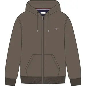Zip-up hoodie Gant Regular Shield image-1