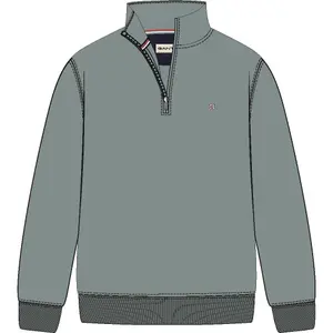 Sweatshirt 1/2 dragkedja Gant Regular Shield image-6