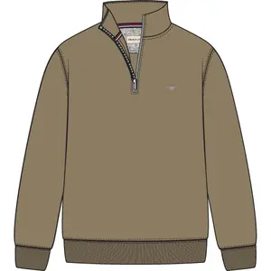 Sweatshirt 1/2 dragkedja Gant Regular Shield image-1