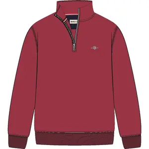 Sweatshirt 1/2 dragkedja Gant Regular Shield image-1