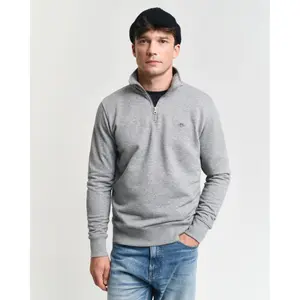 Sweatshirt mit halbem Reißverschluss Gant Reg Shield image-1