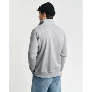 Sweatshirt mit halbem Reißverschluss Gant Reg Shield image-3