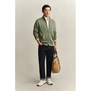 Sweater met rits Gant Regular Shield image-3