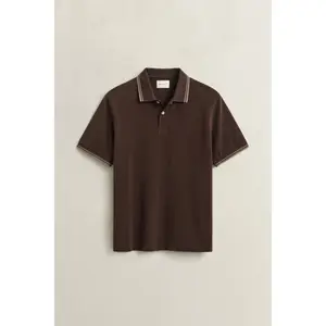 Polo with Piping Gant image-1