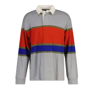 Thick Long Sleeve Polo Gant Rugger stripe image-0