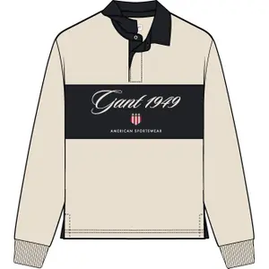 Thick Long Sleeve Polo Gant Rugger image-1