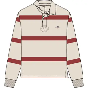 Long Sleeve Polo Gant Rugger striped image-1