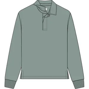 Thick Long Sleeve Knit Polo Gant Rugger image-2