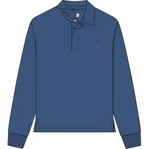 Thick Long Sleeve Knit Polo Gant Rugger image-1