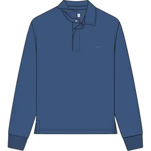 Thick Long Sleeve Knit Polo Gant Rugger image-2