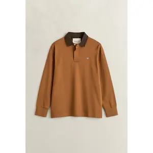 Long Sleeve Corduroy Polo Gant Rugger image-1
