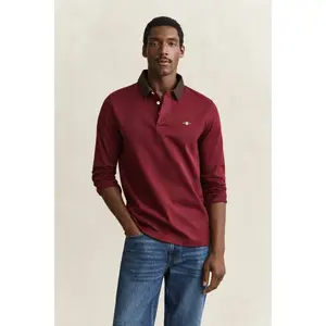 Long Sleeve Corduroy Polo Gant Rugger image-2