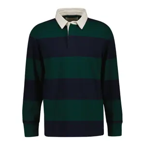 Striped long-sleeve polo Gant Rugger image-0