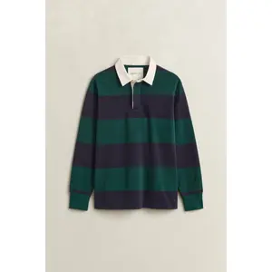 Striped long-sleeve polo Gant Rugger image-1