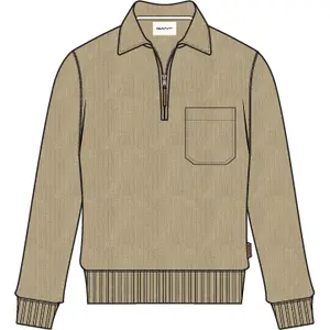 1/2 zip sweatshirt Gant Ponte Di Roma image-0