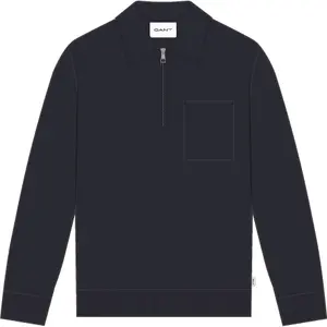 Polo Collar 1/2 Zip Sweatshirt Gant image-1