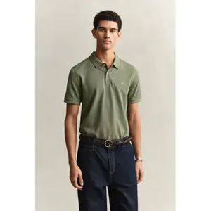 Classic Straight Cut Polo Gant image-2