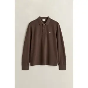 Polo manches longues Gant Reg Shield image-1
