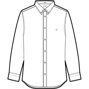 Long-sleeved poplin shirt Gant Slim Classic image-2