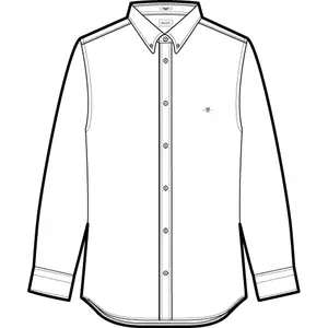 Long-sleeved poplin shirt Gant Slim Classic image-3