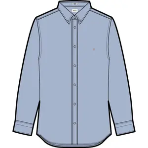 Long-sleeved poplin shirt Gant Slim Classic image-3