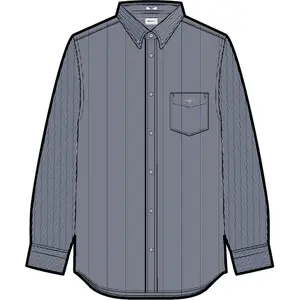 Langærmet Skjorte Gant Slim Classic Banker image-1