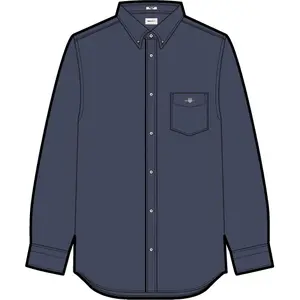 Long sleeve shirt Gant Classic Oxford image-2