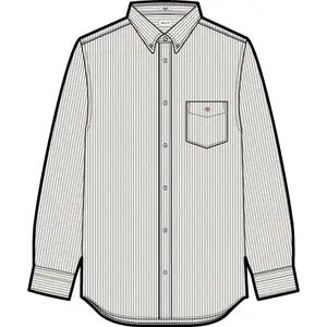 Long sleeve shirt Gant Classic Oxford stripe image-1