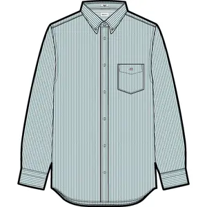 Long sleeve shirt Gant Classic Oxford stripe image-1
