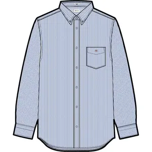 Long sleeve shirt Gant Classic Oxford stripe image-2