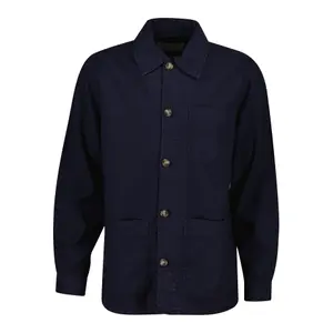 Cotton and Linen Blend Overshirt Gant image-0