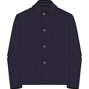 Cotton and Linen Blend Overshirt Gant image-2