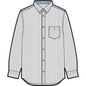 Long-sleeved poplin shirt Gant Classic stripe image-1