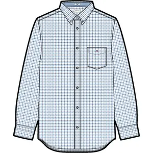 Long-sleeved poplin shirt Gant Classic stripe image-1