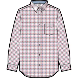Long-sleeved poplin shirt Gant Classic stripe image-1