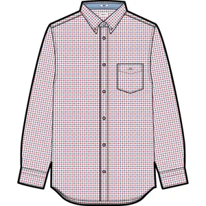 Long-sleeved poplin shirt Gant Classic stripe image-2