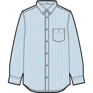 Striped long-sleeve shirt Gant Classic Oxford image-1