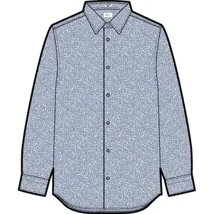 Long-sleeved poplin shirt Gant Aop image-1
